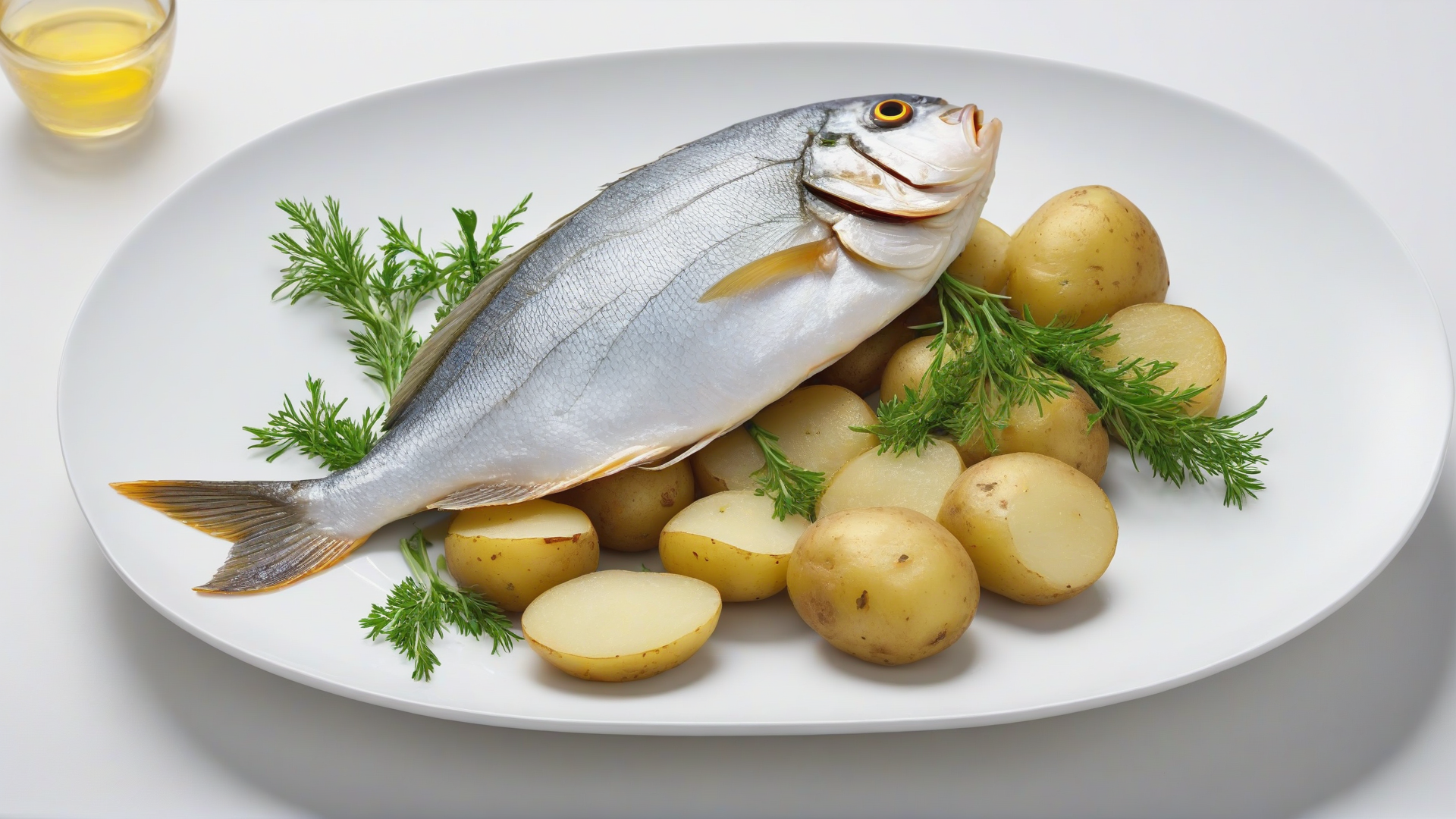 orata al forno con patate
